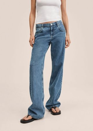 Mango + Mid-Rise Straight Jeans - Women | Mango Usa