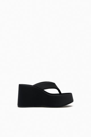 Zara + Neoprene Wedge Sandals
