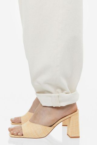 H&M + Straw-Look Mules