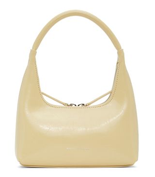 Marge Sherwood + Beige Crinkled Shoulder Bag