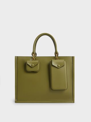 Charles & Keith + Avocado Amber Double Handle Tote