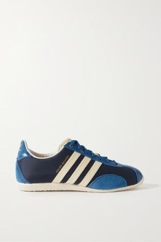 Adidas Originals + + Wales Bonner Japan Leather and Suede-Trimmed Shell Sneakers