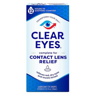 Clear Eyes + Contact Lens Relief Eye Drops