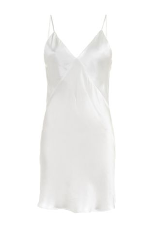 SVNR + Vee Mini Slip Dress
