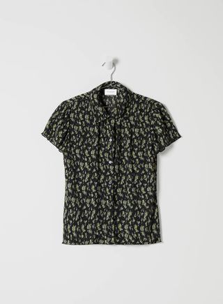 Who What Wear Collection + Emerson Button-Down Plissé Shirt