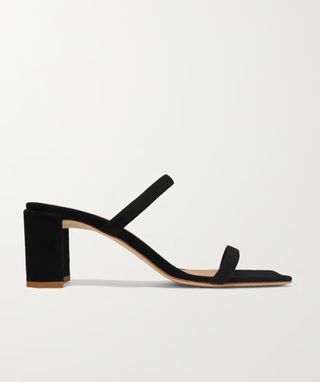 BY FAR + Tanya Suede Mules