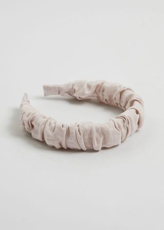 & Other Stories + Ruched Linen Headband