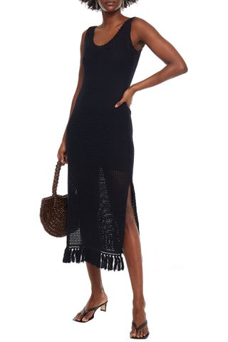 Vanessa Bruno + Crochet-Knit Dress