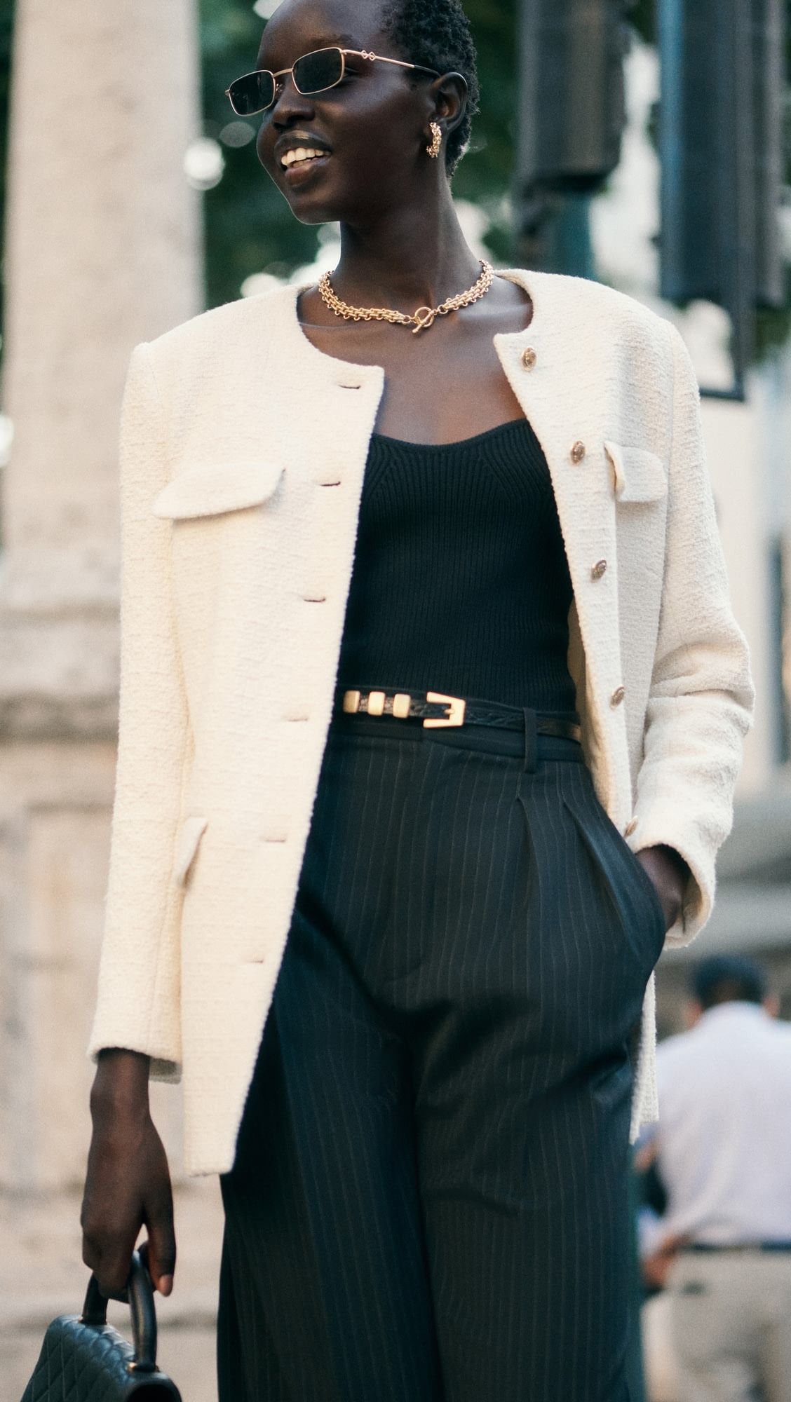 7 Chic Basics Fashion People in Paris Wear on Repeat | Who What Wear