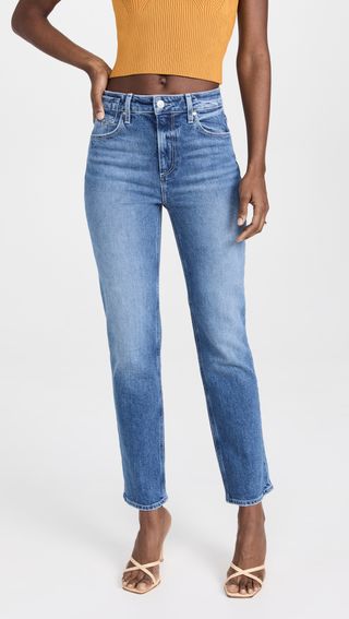 Paige + Stella Straight With Offset Coin Pocket Jeans