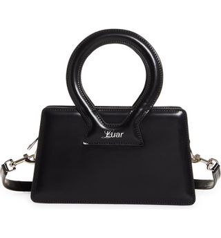 Luar + Ana Mini Smooth Leather Top Handle Bag