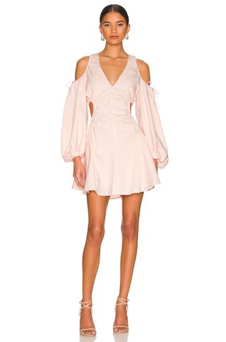 Bardot + Apollo Mini Dress in Soft Pink
