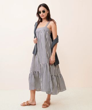 Jenni Kayne + Summer Dress in Ink Stripe