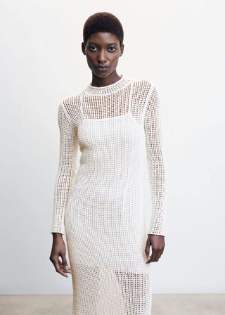 Mango + Knit Openwork Sweater