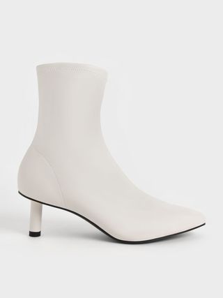 Charles & Keith + Cylindrical Heel Ankle Boots