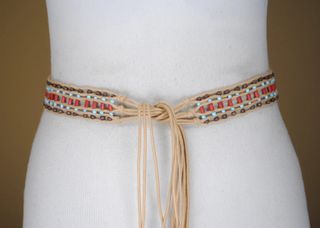 Be My Belt + Tie Up Wooden Bead Belt