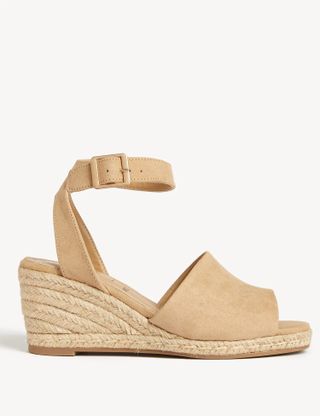 M&S Collection + Wide Fit Wedge Espadrilles