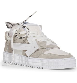 Off-White + Floating Arrow High Top Sneaker