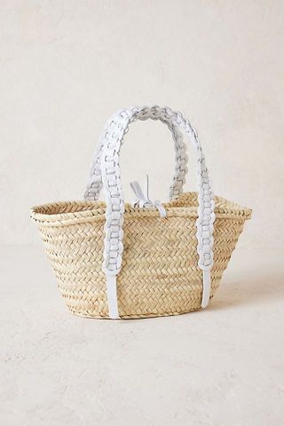 Alohas + Woven Basket Bag