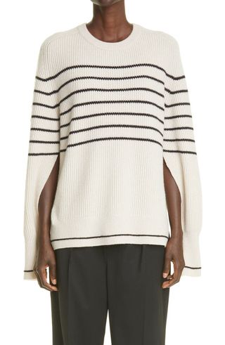 Maria Mcmanus + Stripe Rib Recycled Cashmere Sweater