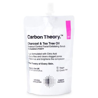 Carbon Theory + Charcoal & Tea Tree Oil Breakout Control Facial Exfoliating Scrub