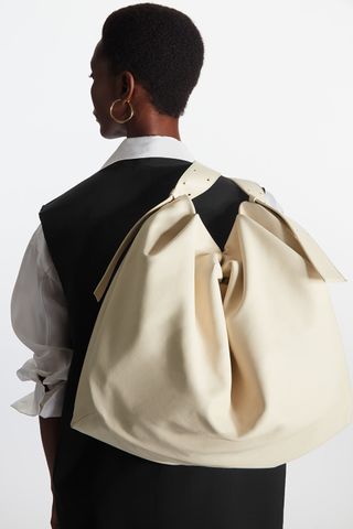 Cos + Oversized Leather Shoulder Bag