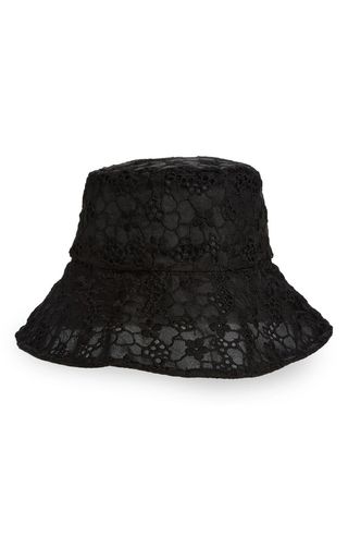 Open Edit + Sheer Lace Bucket Hat