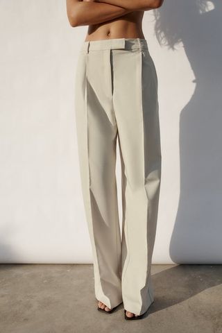 Zara + Wide Leg Pants