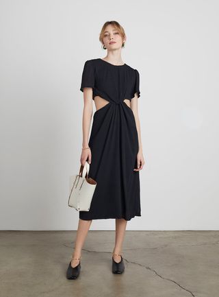 Who What Wear Collection + Drew Cutout Twist Midi Dress