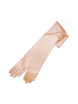 Zaza Bridal + Stretch Satin Dress Gloves