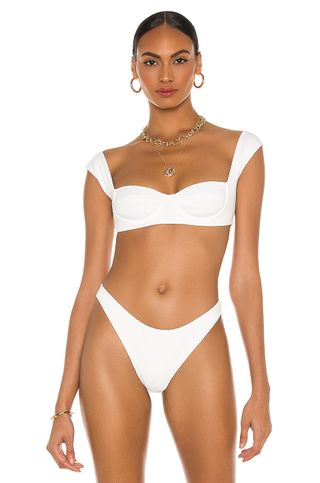 Tropic of C + South Pacific Bikini Top in White