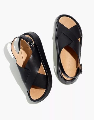 Madewell + The Maeva Flatform Sandal