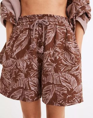 Madewell + Lightestspun Pull-On Cover-Up Shorts