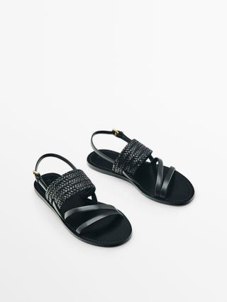 Massimo Dutti + Vamp Plaited Sandals