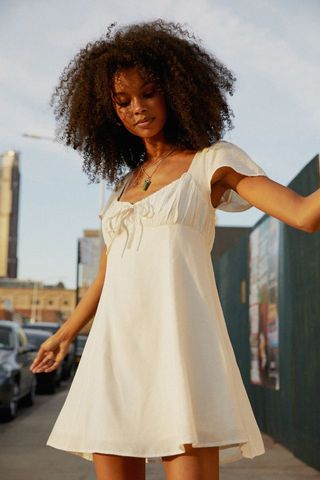 Urban Outfitters + Linen Mini Dress