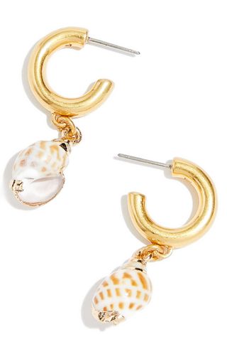 Madewell + Shell Beach Hoop Earrings