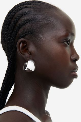 H&M + Wide Hoop Earrings