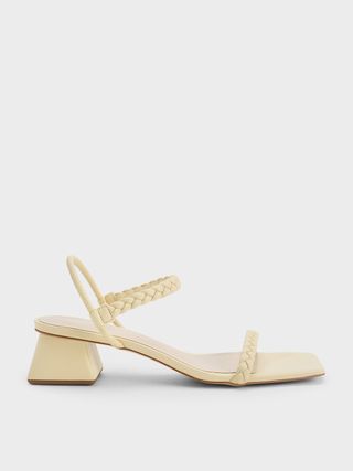Charles & Keith + Butter Braided Back Strap Sandals