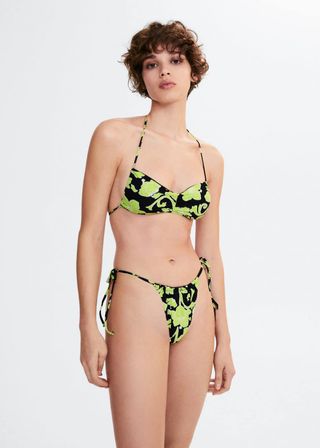 Mango + Brazilian Bikini Bottoms With Bows