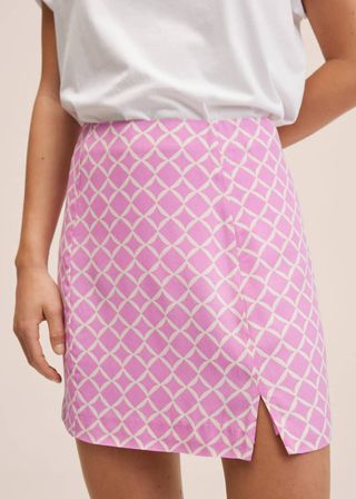 Mango + Flowy Printed Skirt