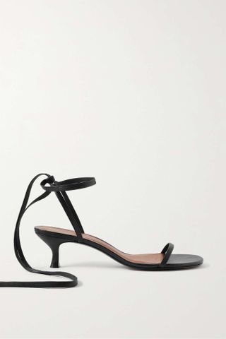 Reformation + Carina Lace-Up Leather Sandals