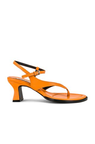 Reike Nen + Leaf Ankle Flip Flop Sandal in Orange