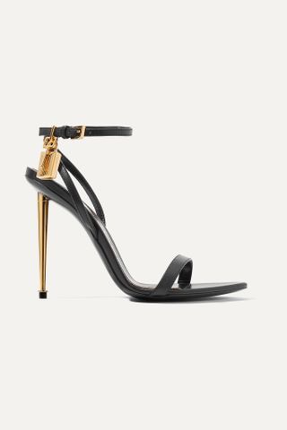 Tom Ford + Padlock Leather Sandals
