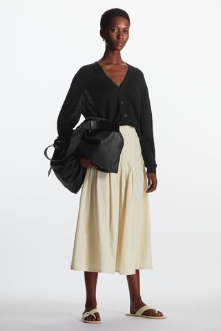 COS + Pleated A-Line Skirt