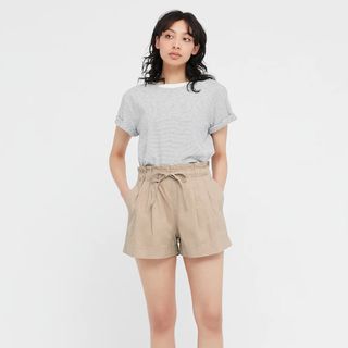 Uniqlo + Linen-Cotton Shorts