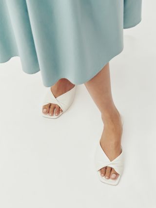 Reformation + Mikki Twist Flat Sandals