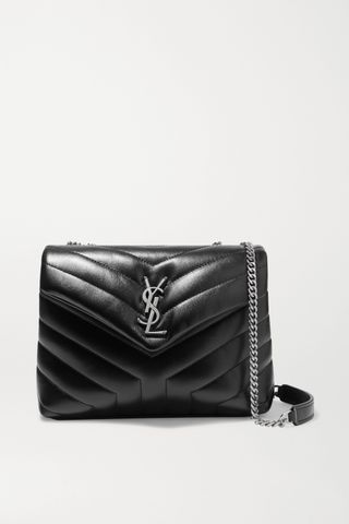 Saint Laurent + Loulou Small Quilted Leather Shoulder Bag