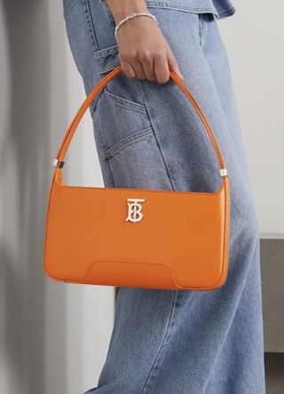 Burberry + Embellished Leather Shoulder Bag