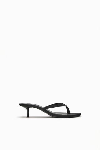 Zara + High Heeled Stap Sandals