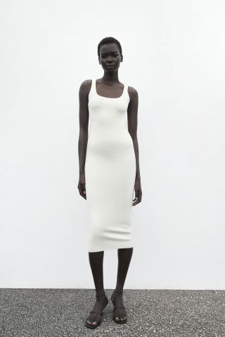 Zara + Strappy Cut Out Dress